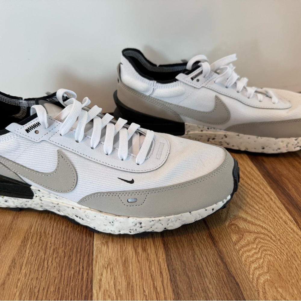 Mens Nike Shoes Waffle One Crater 'White Light Bone' - Worn Once - Size 10.5